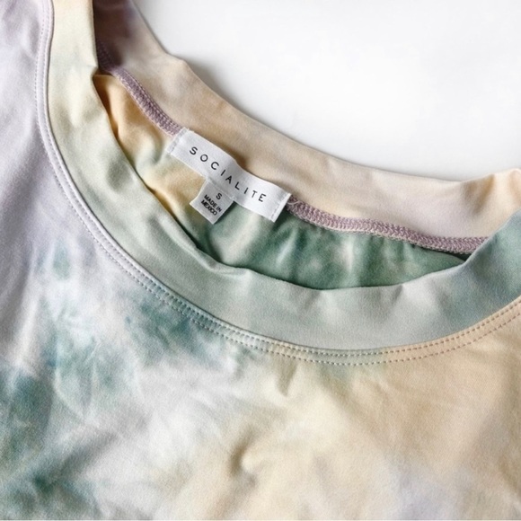 Socialite Tie Dye Print Pullover Sweatshirt size S - Picture 5 of 6